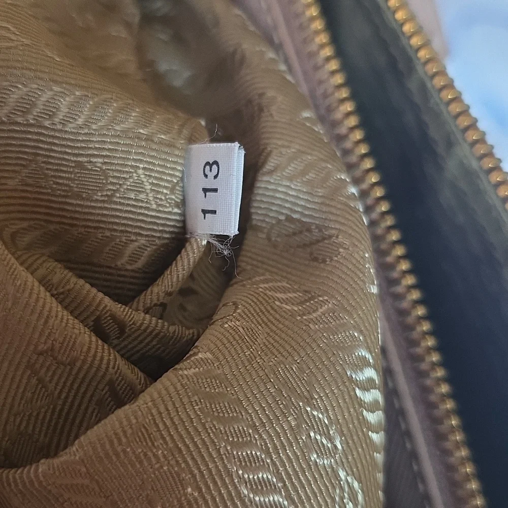 Prada Women's Tan Leather Tote Bag - Picture 11 of 16